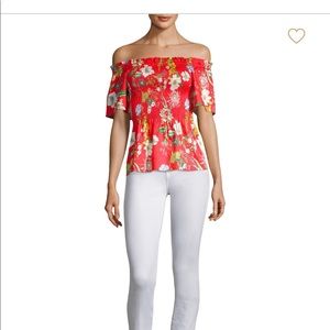 Parker penn off shoulder top